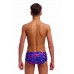 Дитячі плавки Funky Trunks Boy's Sidewinder Trunks Warped Waves (FTS015B72222) розмір 28 (12-13 років) фіолетові