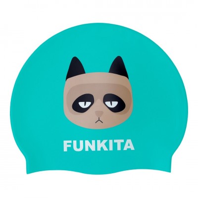 Шапочка для плавання Funkita Silicone Swimming Cap Still Grumpy (FS997233700) блакитна