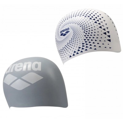 Шапочка для плавання двобічна Arena REVERSIBLE CAP (003786-103) сіра Шапочка для плавання двобічна Arena REVERSIBLE CAP (003786-103) сіра