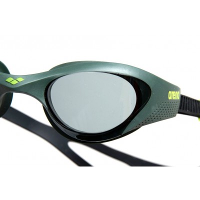 Окуляри для плавання Arena The One (001430-560) зелені з прозорими лінзами