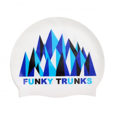 Шапочка для плавання Funky Trunks Silicone Swimming Cap Polar Caps (FT997198000) біла