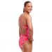 Жіночий купальник Funkita Ladies Single Strap One Piece Fire Flyer (FKS030L71888) розмір 8 рожевий