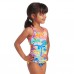 Дитячій купальник комплект Funkita Toddler Girl's Swim Steady Tankini & Brief Poka Palm (FKS058G71734) розмір 5 рожевий