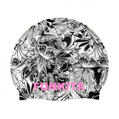 Шапочка для плавання Funkita Silicone Swimming Cap Pan's Picture (FS997199000) біла