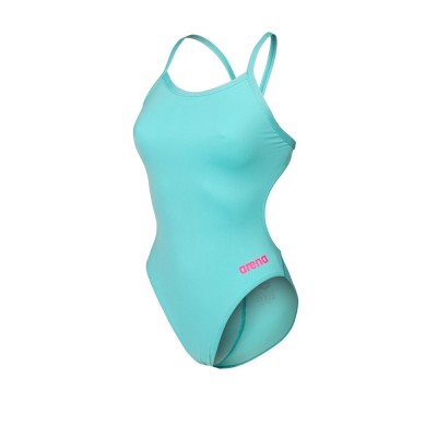 Жіночий спортивний купальник для плавання Arena TEAM SWIMSUIT CHALLENGE SOLID (004766-890) розмір 36 блакитний