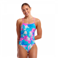 Женский купальник Funkita Ladies Tie Me Tight One Piece Cloud Street (FKS036L72078) размер 10 голубой