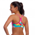 Дитячій топ для плавання Funkita Girl's Swim Crop Top Cloudy Colours (FKS065G72077) розмір 12 рожевий