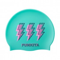 Шапочка для плавання Funkita Silicone Swimming Cap Zip Zap (FS997208900) блакитна