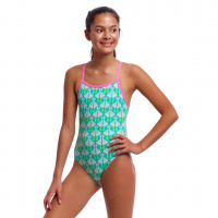Дитячий купальник Funkita Girl's Single Strap One Piece Loose Goose (FKS030G72176) розмір 12 блакитний