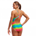 Жіночий купальник Funkita Ladies Diamond Back One Piece Melting Mayhem (FKS033L72154) розмір 10 салатовий