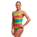 Жіночий купальник Funkita Ladies Diamond Back One Piece Melting Mayhem (FKS033L72154) розмір 10 салатовий