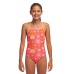 Дитячий спортивний купальник Funkita Girl's Tie Me Tight One Piece Ahelhe (FKS036G72003) розмір 10 Помаранчевий
