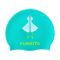 Шапочка для плавання Funkita Silicone Swimming Cap Loose Goose (FS997217600) Бірюзова з гусаком
