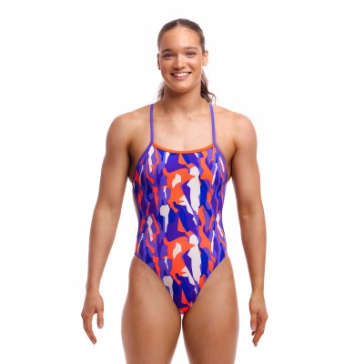 Жіночий купальник Funkita Ladies Twisted One Piece Torvill (FKS038L71912) розмір 8 синій