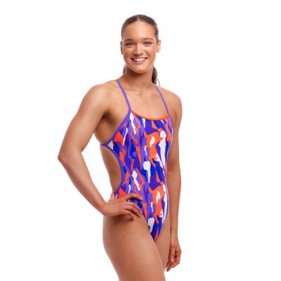Жіночий купальник Funkita Ladies Twisted One Piece Torvill (FKS038L71912) розмір 8 синій