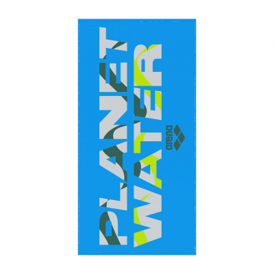 Полотенце махровое Arena Printed Towel Shoking Pink (009050-850) синий, размер 160х80 см