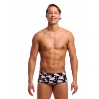 Чоловічі плавки Funky Trunks Men's Classic Trunks Palm Night (FTS001M01991) розмір 38 чорні з пальмами