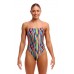 Жіночий купальник для плавання Funkita Ladies Twisted One Piece Curl Curl (FKS038L72182) розмір 10 синій