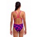 Дитячій купальник для плавання Funkita Girl's Single Strap One Piece Pinky Palms (FKS030G72228) розмір 8 з пальмами