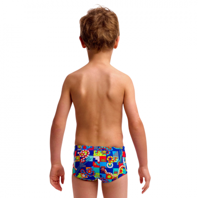 Дитячі плавки Funky Trunks Toddler Boy's Printed Trunks Bored Games (FTS002B72313) розмір (4 роки) блакитний