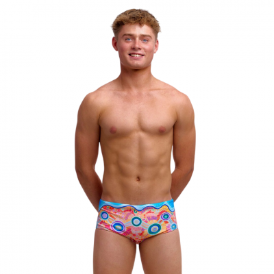 Дитячі плавки Funky Trunks Boy's Sidewinder Trunks Kulin Colour (FTS015B72299) розмір 28 (12-13 років) різнокольорові