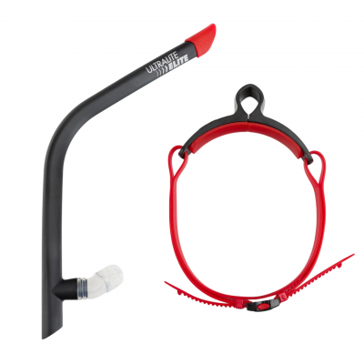 Дихальна трубка для плавання фронтальна TYR Ultralite Snorkel Elite (LSNKLELT-001) чорна