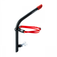 Дихальна трубка для плавання фронтальна TYR Ultralite Snorkel Elite (LSNKLELT-001) чорна