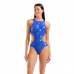 Женский купальник Arena ONE GRAPHIC SWIMSUIT (010808-190) размер 36 синий