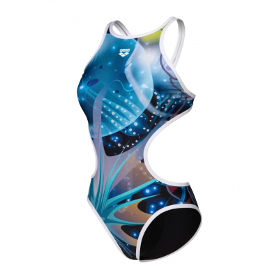 Женский купальник Arena ONE PRINT SWIMSUIT TECH BACK (008835-150) размер 38 синий Женский купальник Arena ONE PRINT SWIMSUIT TECH BACK (008835-150) размер 38 синий