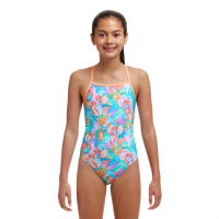 Дитячій купальник Funkita Girl's Tie Me Tight One Piece Birdsville (FKS036G71880) розмір 10 рожевий