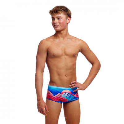 Дитячі плавки Funky Trunks Boy's Sidewinder Trunks Smokin Hot (FTS015B71988) розмір 24 сині