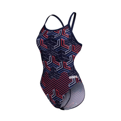 Жіночий спортивний купальник Arena Kikko Pro Challenge Back Swimsuit (005902-417) розмір 42 синій
