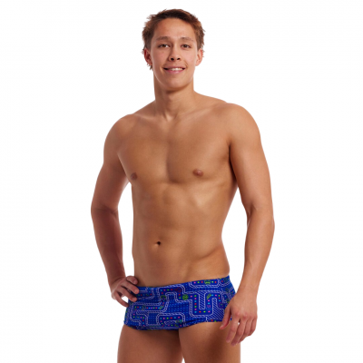 Чоловічі плавки Funky Trunks Men's Sidewinder Trunks Much Munchies (FTS015M72074) розмір 32 сині
