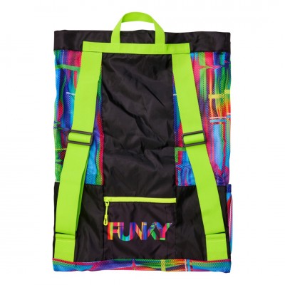 Сітка-рюкзак Funky Gear Up Mesh Backpack The Glitch (FYG011N72079) 64см x 47см чорна