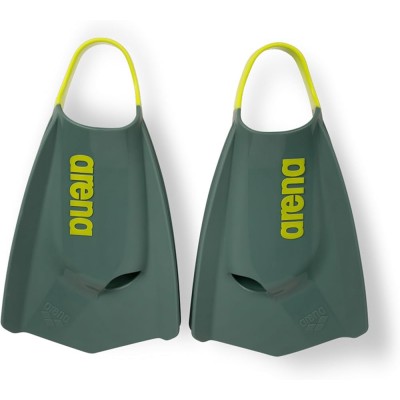 Ласти для плавання короткі із відкритою п'ятою Arena POWERFIN PRO II (006151-210) зелені, розмір 44-45