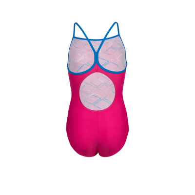 Дитячій купальник Arena Girl's Daly Swimsuit Light Drop Back (003294-980) рожевий розмір 10-11 років