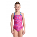 Дитячій купальник Arena Girl's Daly Swimsuit Light Drop Back (003294-980) рожевий розмір 10-11 років