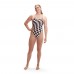 Жіночий купальник Speedo Allover Digital Tie Back Swimsuit (8-1284116620) розмір 34 білий