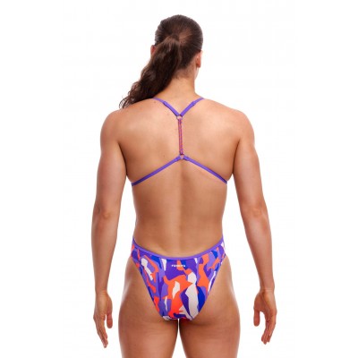 Жіночий купальник Funkita Ladies Twisted One Piece Torvill (FKS038L71912) розмір 10 синій