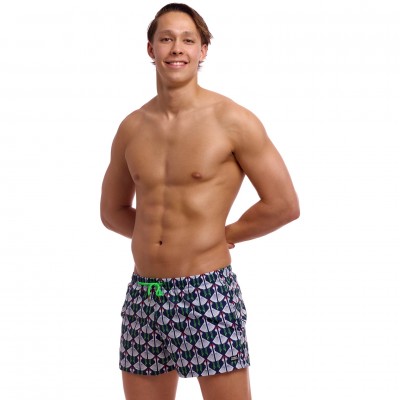Мужские шорты для плавания Funky Trunks Men's Shorty Shorts Short Sitting Duck (FT40M721740) размер М с утками