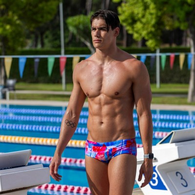 Чоловічі плавки Funky Trunks Men's Sidewinder Trunks Miss Adventure (FTS015M72179) розмір 34 сині