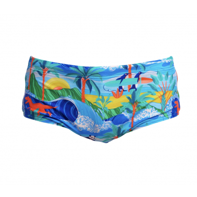 Дитячі плавки Funky Trunks Boy's Sidewinder Trunks Duuude (FTS015B72152) розмір 26 (10-11 років) з тваринками