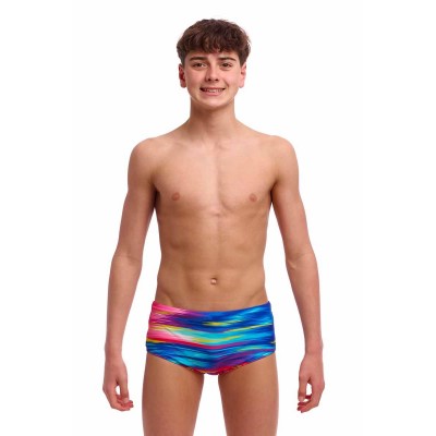 Дитячі плавки Funky Trunks Boy's Sidewinder Trunks Lost Leaf (FTS015B72163) розмір 26 (10-11 років)