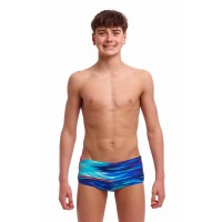 Дитячі плавки Funky Trunks Boy's Sidewinder Trunks Storm At Sea (FTS015B72168) розмір 24 (8-9 років) сині