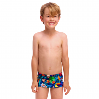 Дитячі плавки Funky Trunks Toddler Boy's Printed Trunks Birdie Wordie (FTS002B72248) розмір (5 років) сині