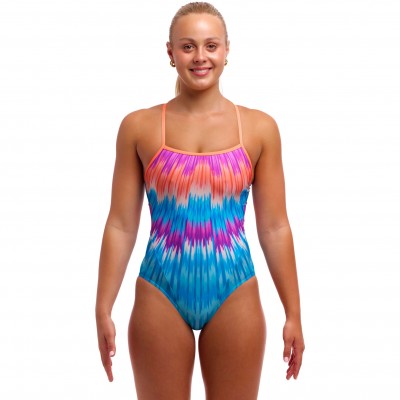 Жіночий купальник Funkita Ladies Single Strap One Piece Birdie Bird (FKS030L72233) розмір 10 блакитний