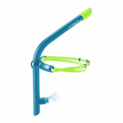 Дихальна трубка для плавання фронтальна TYR Ultralite Snorkel Elite (LSNKLELT-420) синя