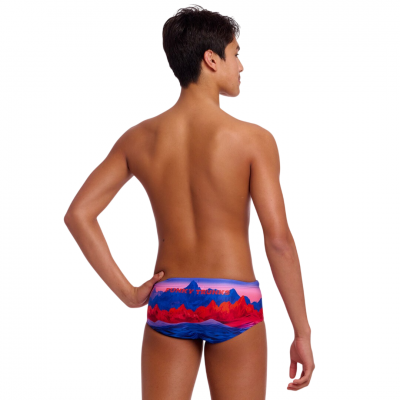 Дитячі плавки Funky Trunks Boy's Sidewinder Trunks High Lights (FTS015B72365) розмір 24 (8-9 років) фіолетові