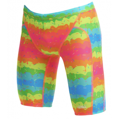Плавки довгі джамери для плаванння Funky Trunks Boy's Melting Mayhem Training Jammers (FTS003B72154) розмір 22 (6-7 років) Танучий хаос
