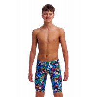 Плавки длинные джамеры для плавания Funky Trunks Boy's Birdie Wordie Training Jammers (FTS003B72248) размер 26 (10-11 лет) с туканами Плавки длинные джамеры для плавания Funky Trunks Boy's Birdie Wordie Training Jammers (FTS003B72248) размер 26 (10-11 лет) с туканами